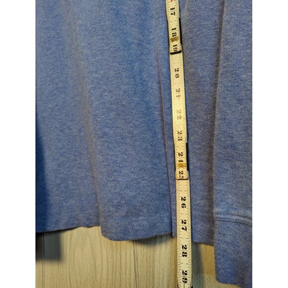 POLO RALPH LAUREN Estate Rib Jumper Blue Quarter 1/4 Zip Mens XL - Picture 7 of 7